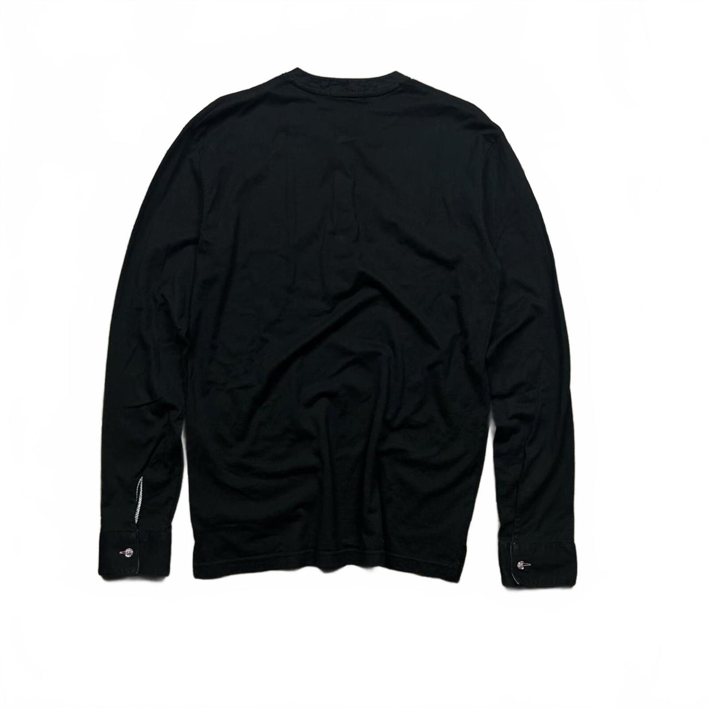 Burberry Black Label Nova Check Ribbed Henley Shirt M