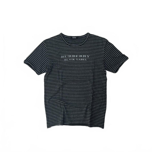 Burberry Black Label Striped Short Sleeve T Shirt 2
