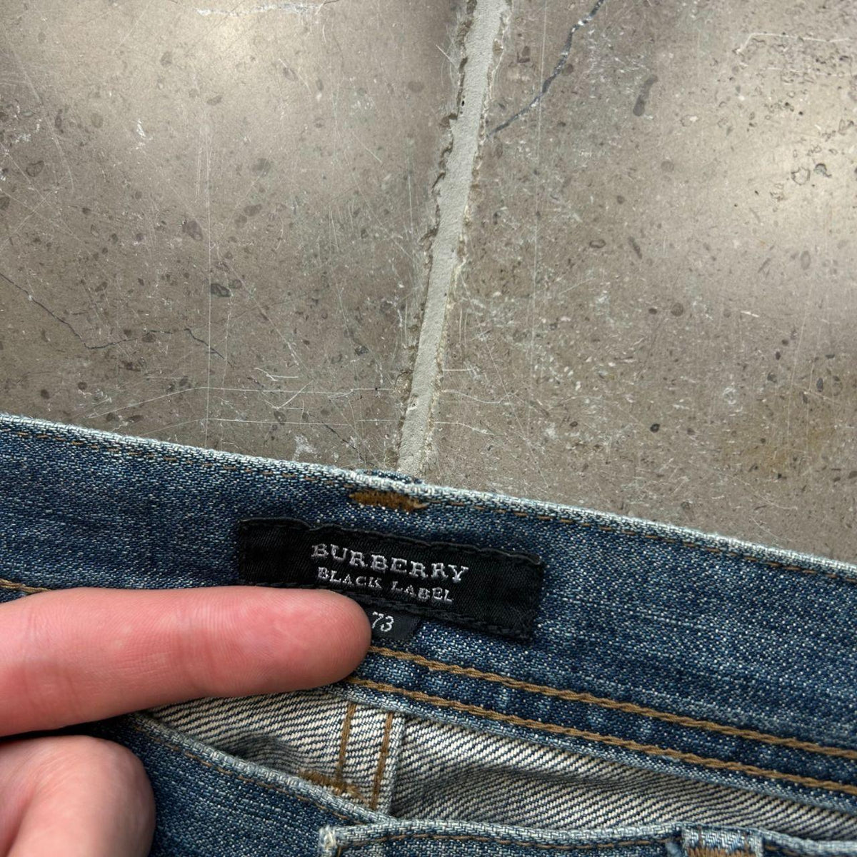 Vintage Burberry Black Label Slim Straight Jeans W30 L31