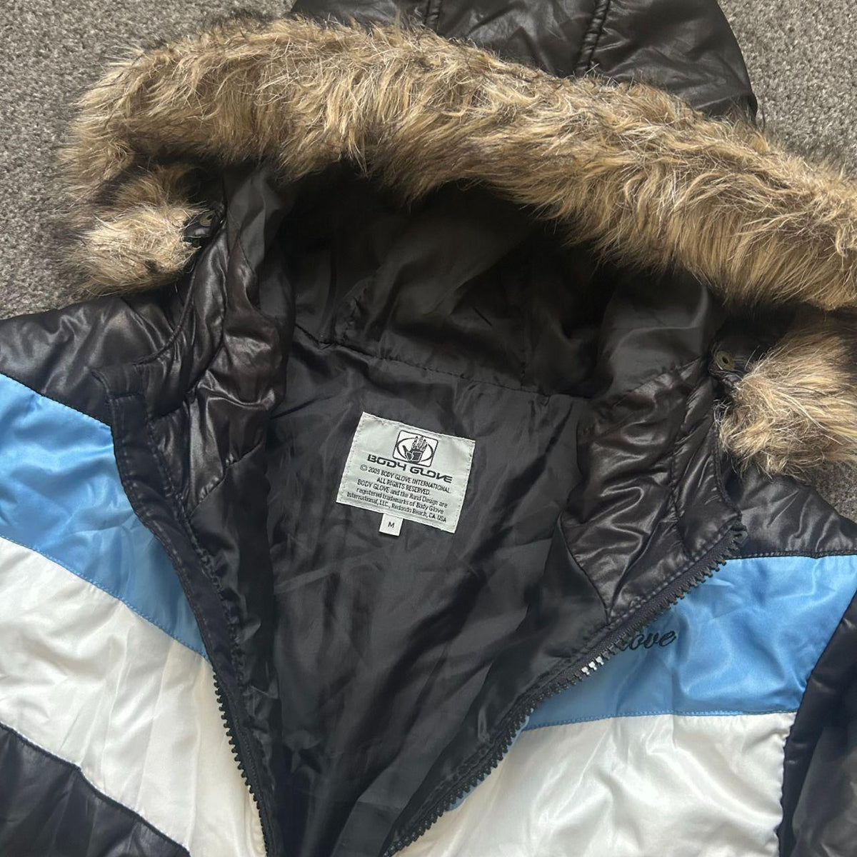 Japanese Fur Hood Puffer Jacket M