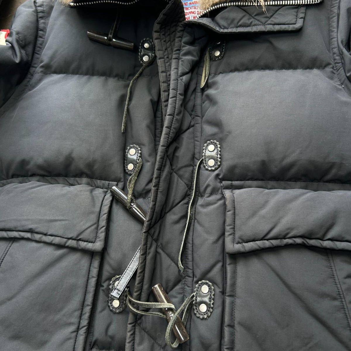Dsquared2 Fur Trim Collar Puffer Bomber Jacket Black S