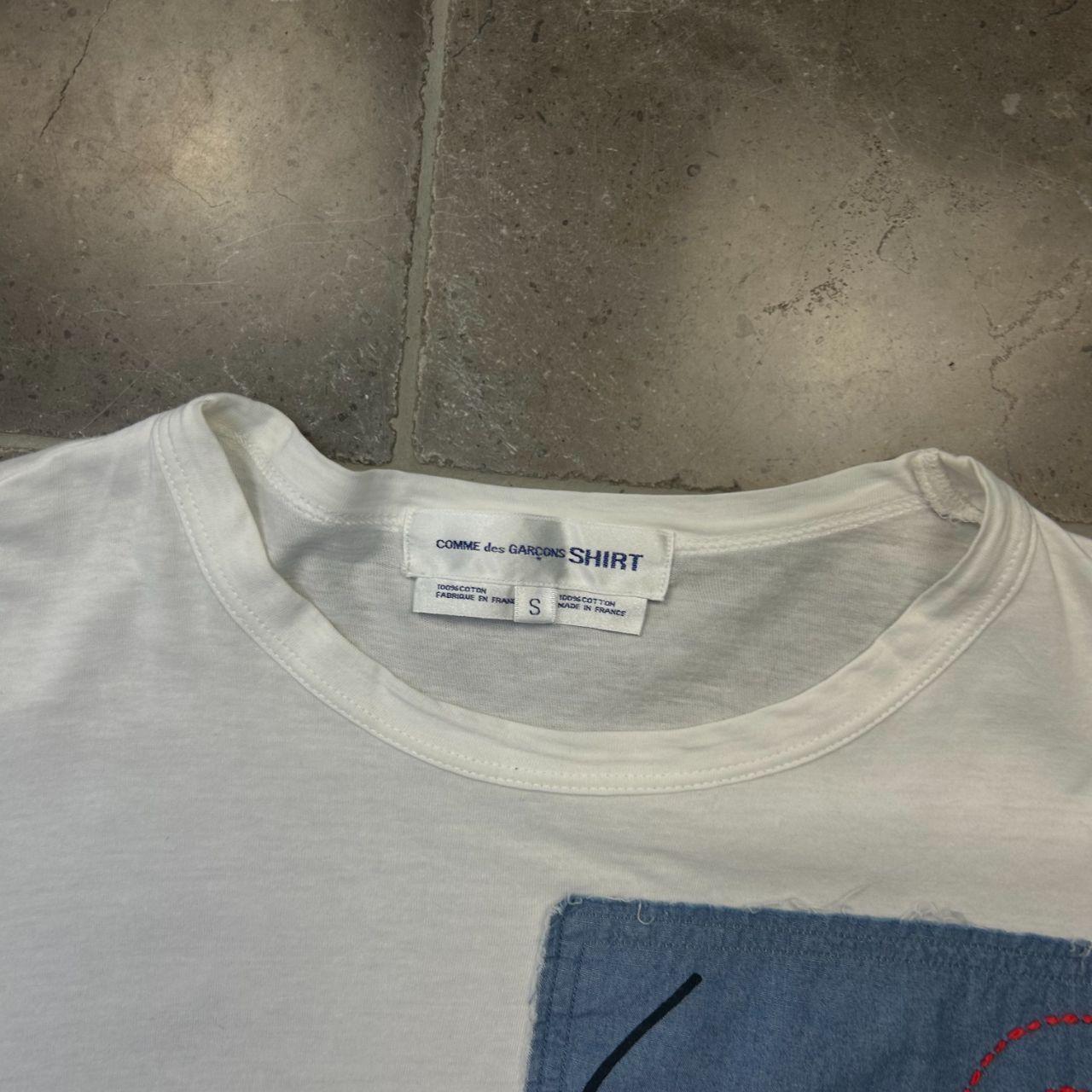 Womens Comme Des Garcons Shirt Patch T-Shirt S