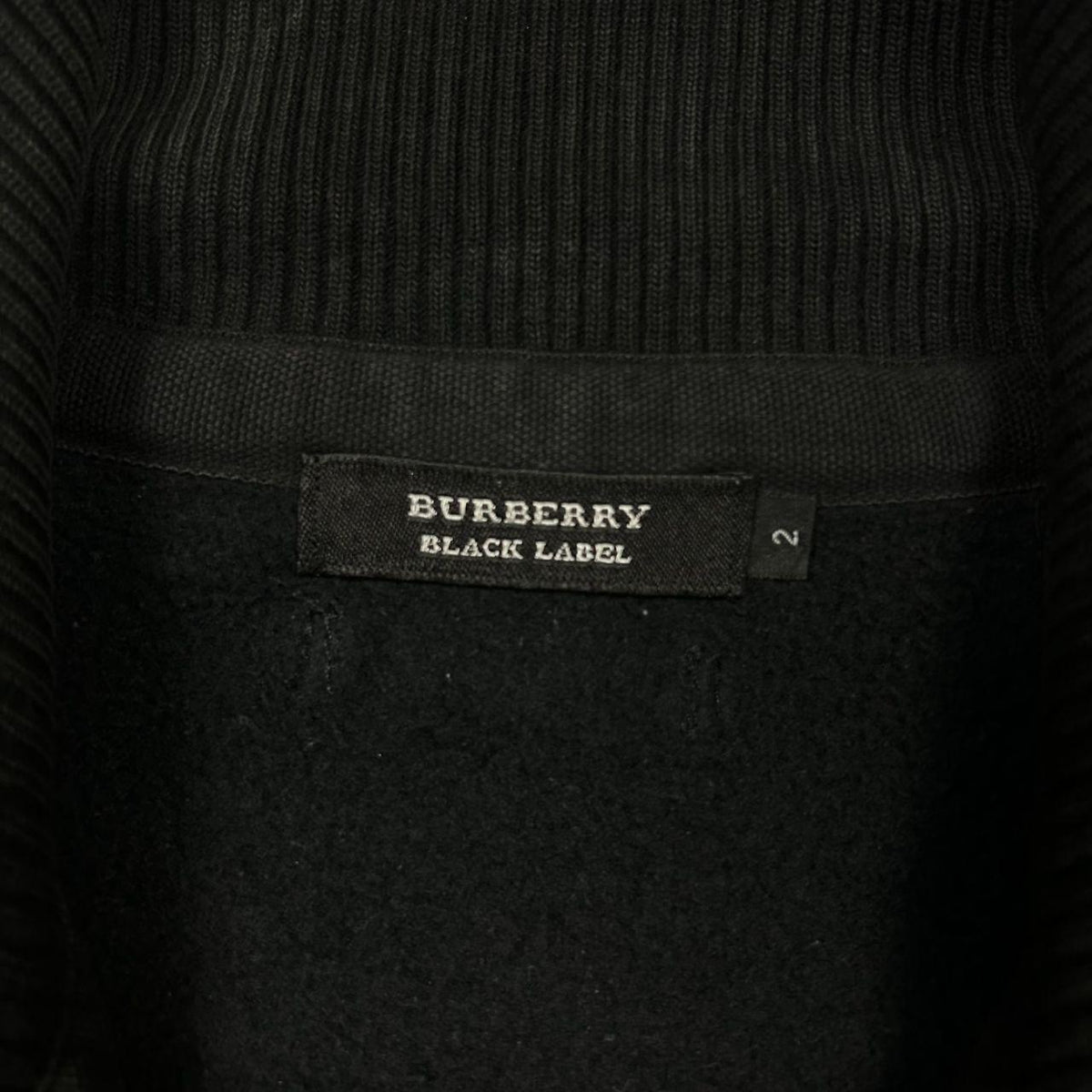 Burberry Black Label Zip Up Jumper S