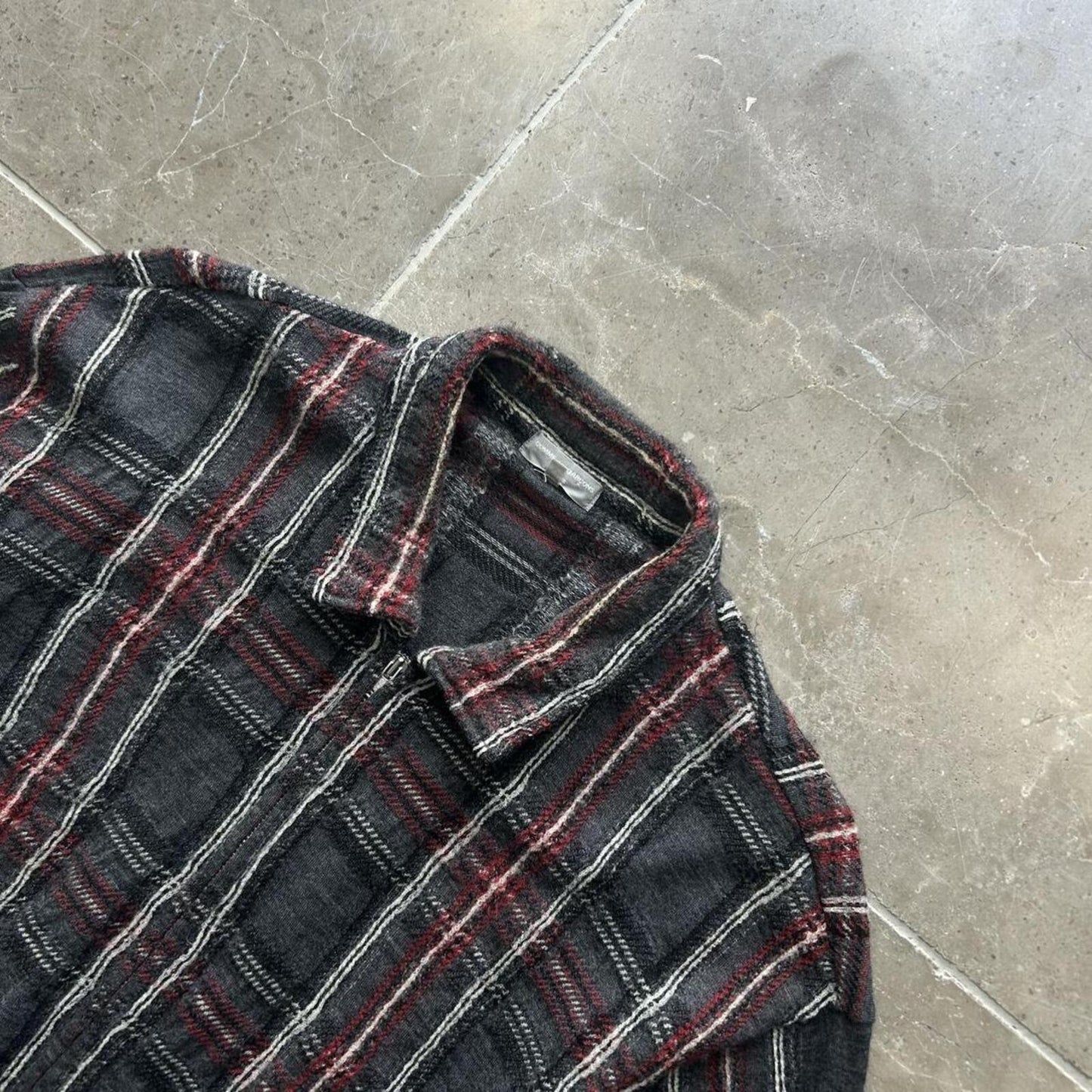 Men’s Comme des Garçons Homme Zip up Flannel Jacket M