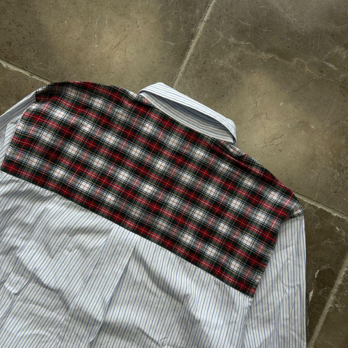 Comme des Garcons Homme Deux Striped Long Sleeve Shirt XS