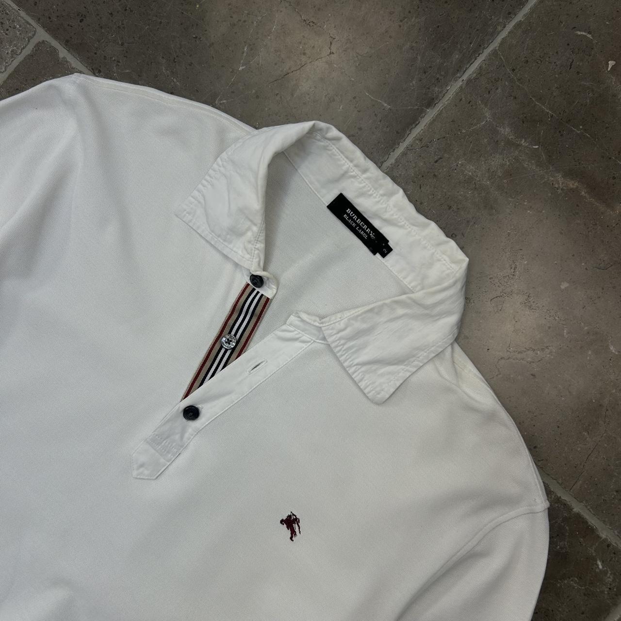 Burberry Black Label Long Sleeve Polo Shirt M