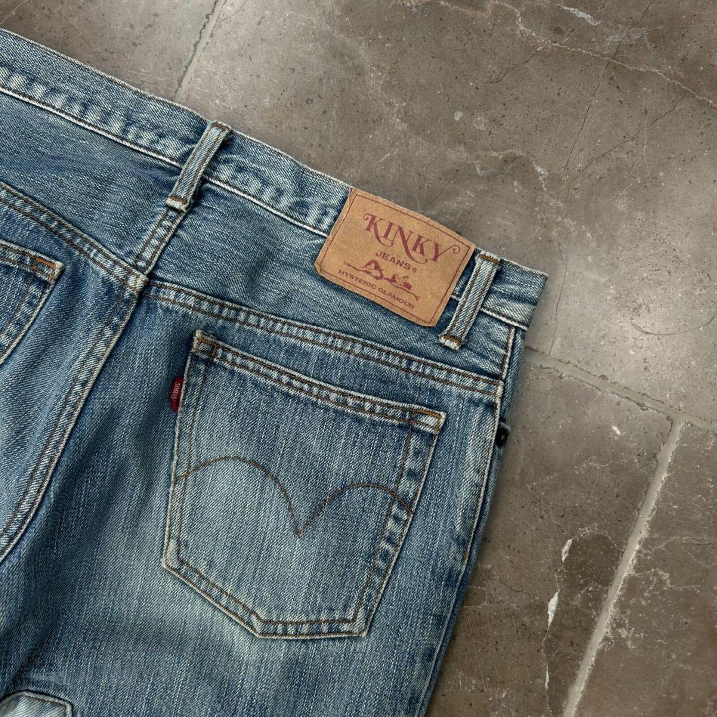 Hysteric Glamour Patchwork Flared Denim Jeans W30 L27