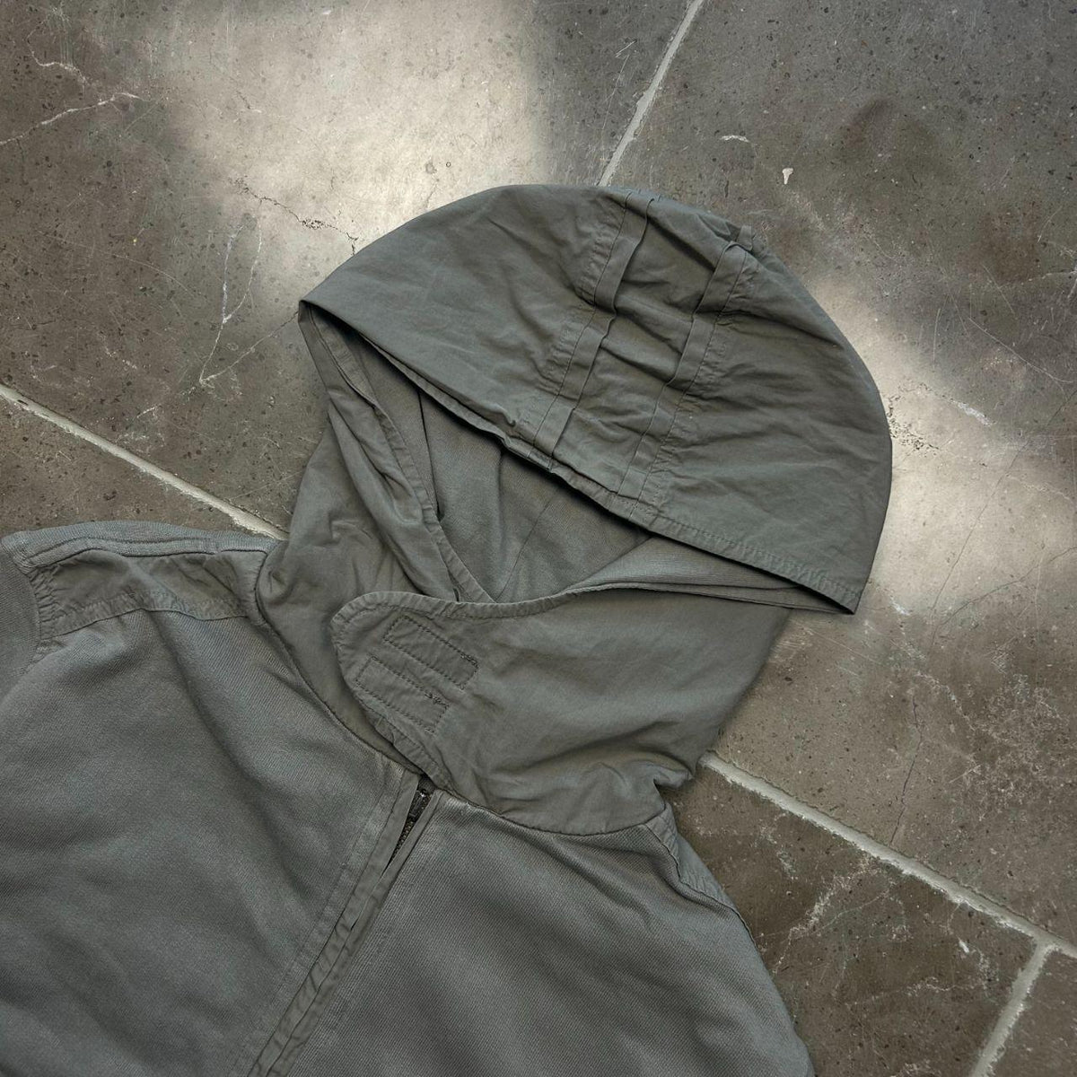 Emporio Armani Zip Up Jacket Hoodie Grey S