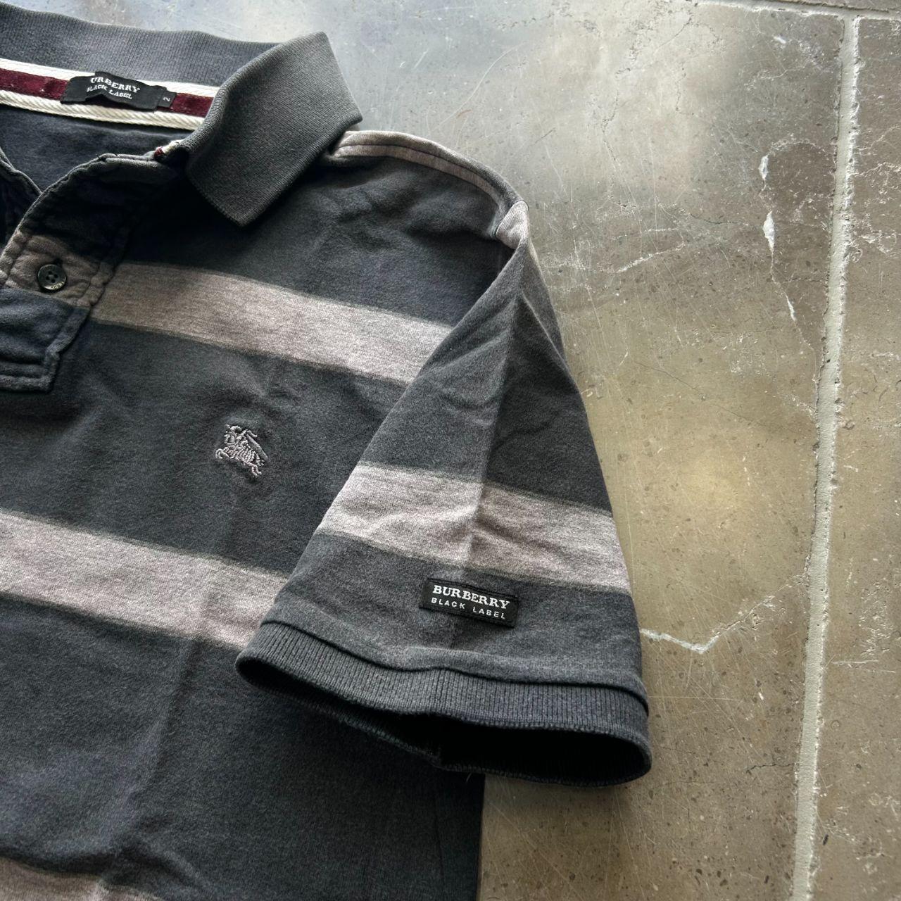 Burberry Black Label Striped Polo Shirt S