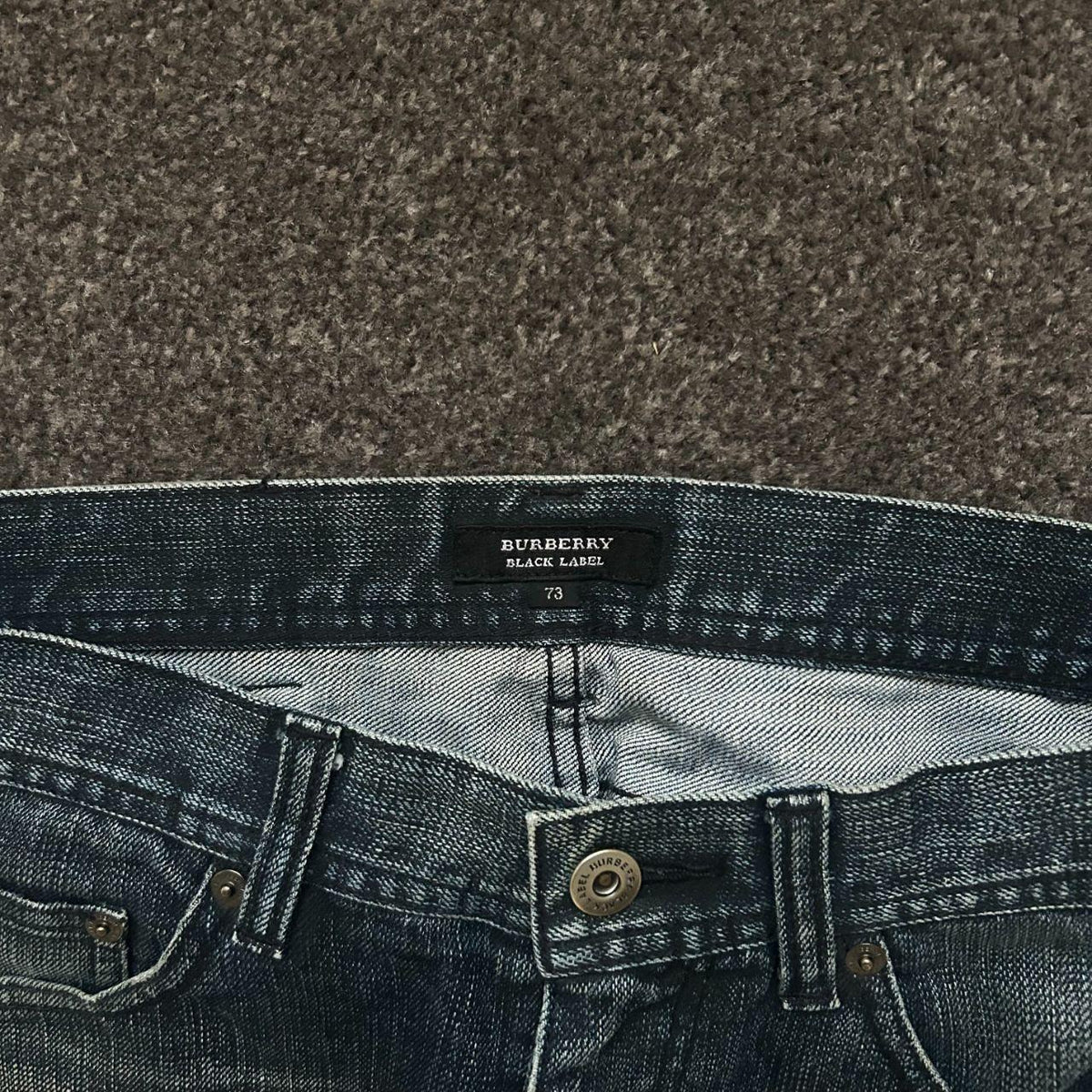 Vintage Burberry Black Label Relaxed Straight Jeans W28 L30