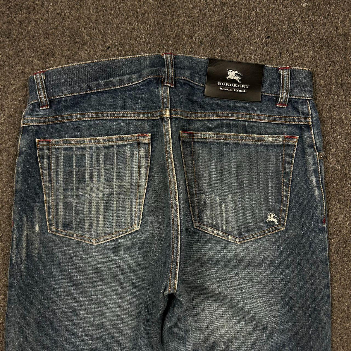 Vintage Burberry Black Label Relaxed Straight Jeans W29 L30