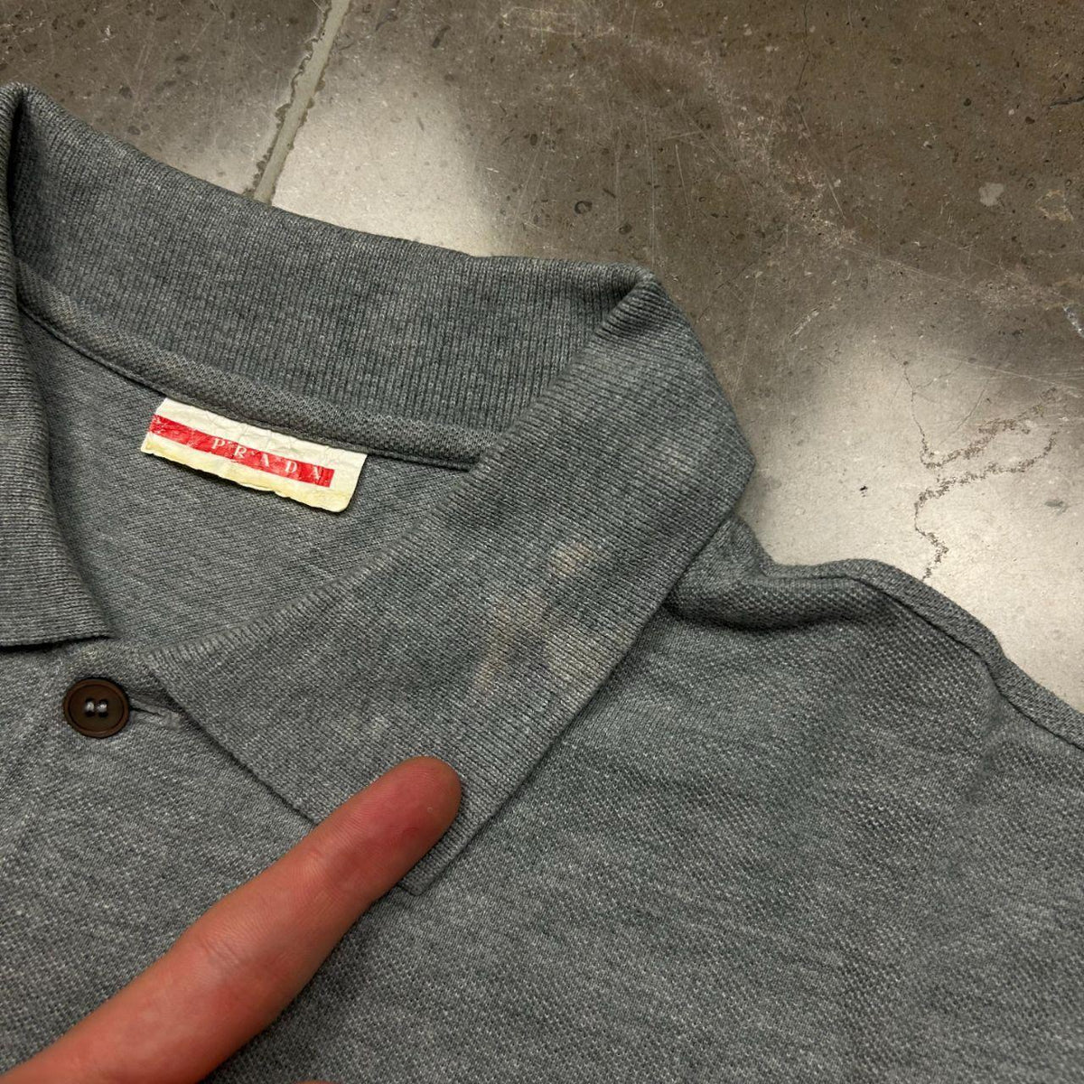 Vintage Prada Luna Rossa Polo Shirt L