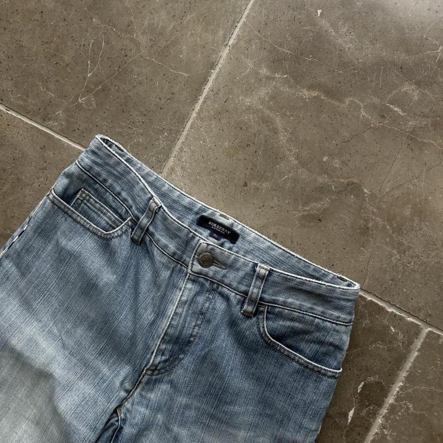 Vintage Burberry London Relaxed Bootcut / Flared Jeans W28 L27
