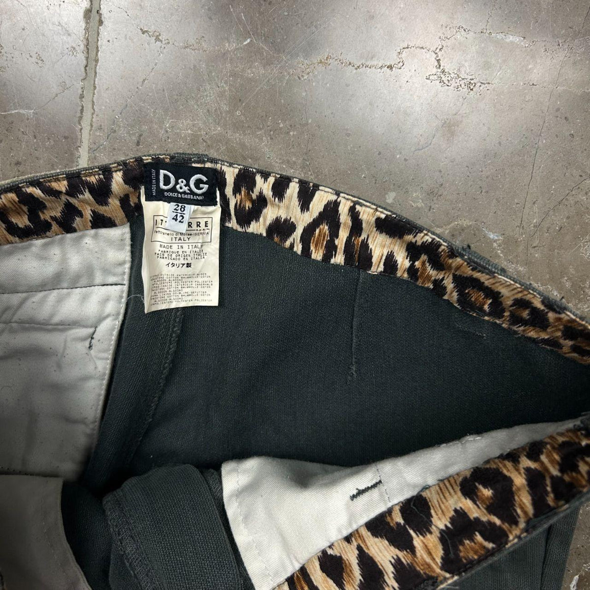 Dolce & Gabbana F/W 2003 “Fun Is My Life” Cargo Pants W34 L31
