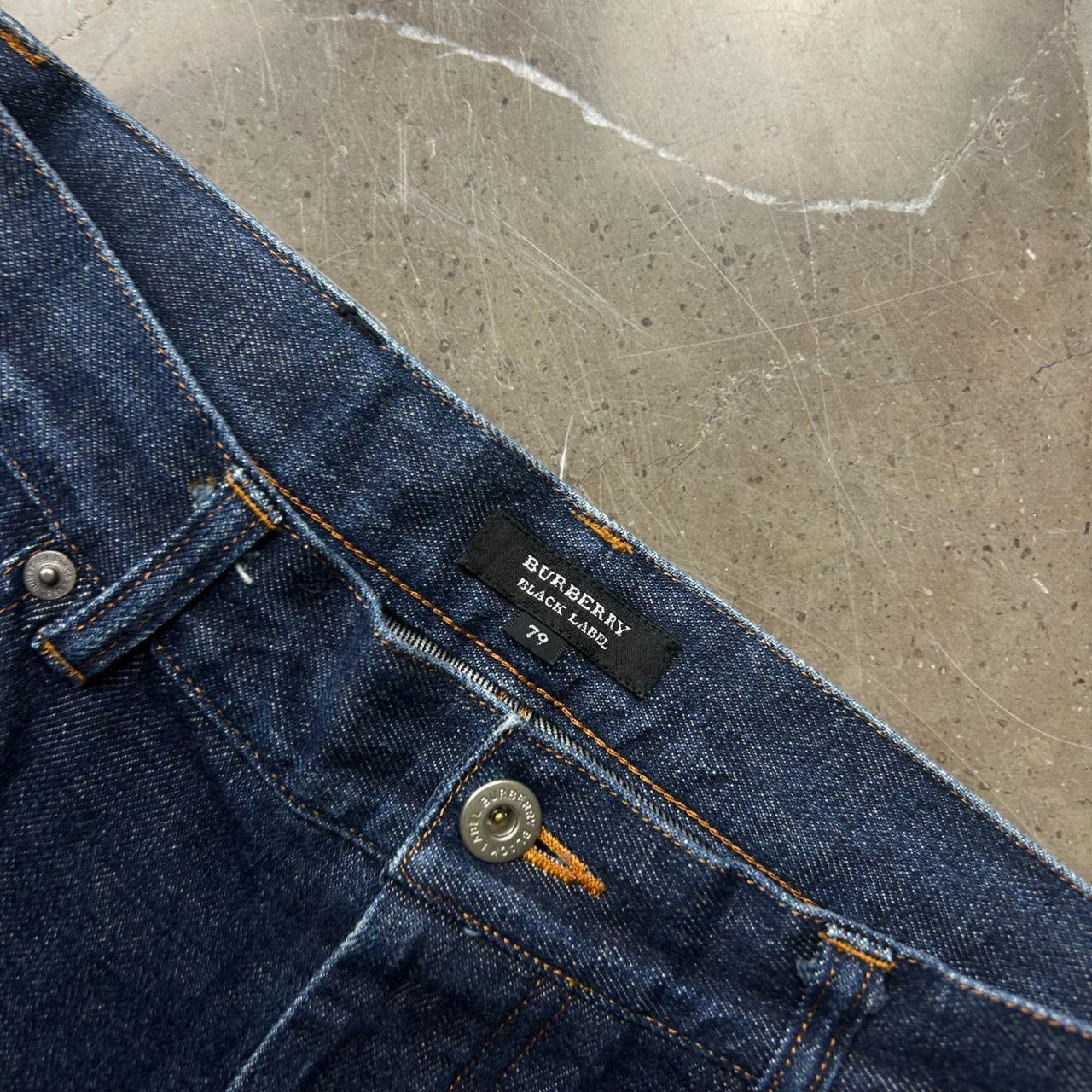 Vintage Burberry Black Label Relaxed Straight Raw Selvage Jeans W30 L32