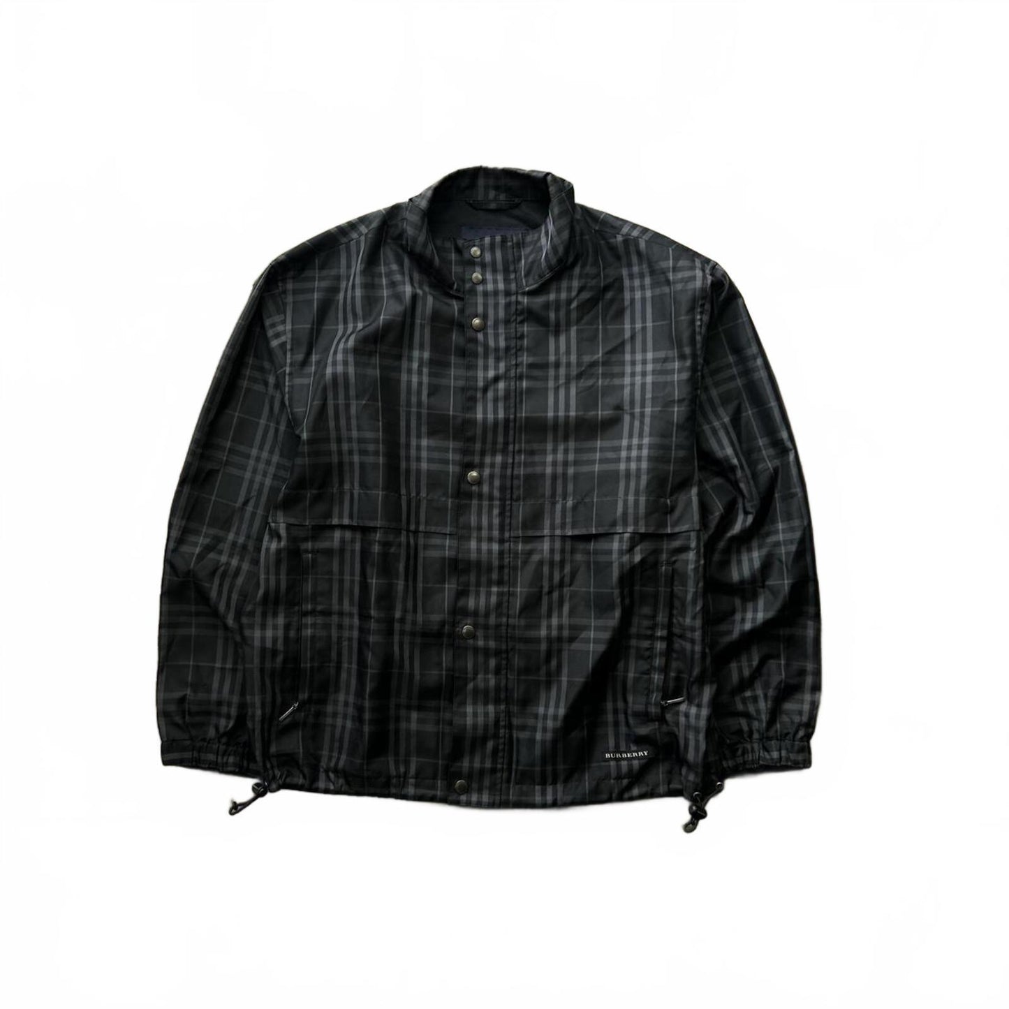 Burberry Golf Shadow Check Windbreaker Jacket L