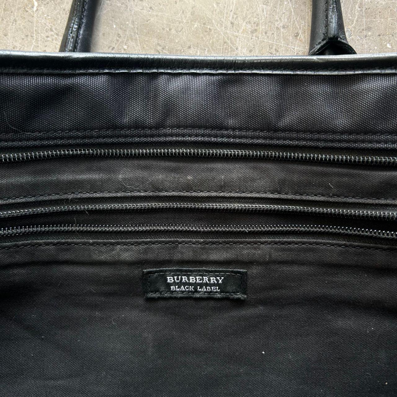 Burberry Black Label Briefcase Nova Check Business Bag