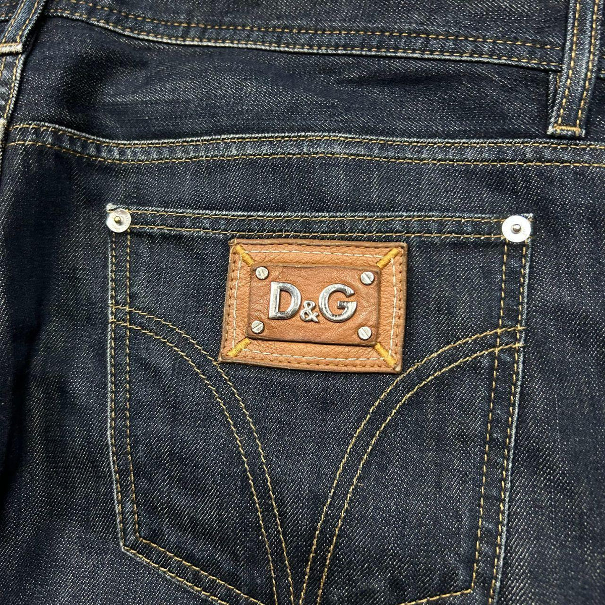 Dolce Gabbana Straight Leg Raw Denim Jeans W34 L33