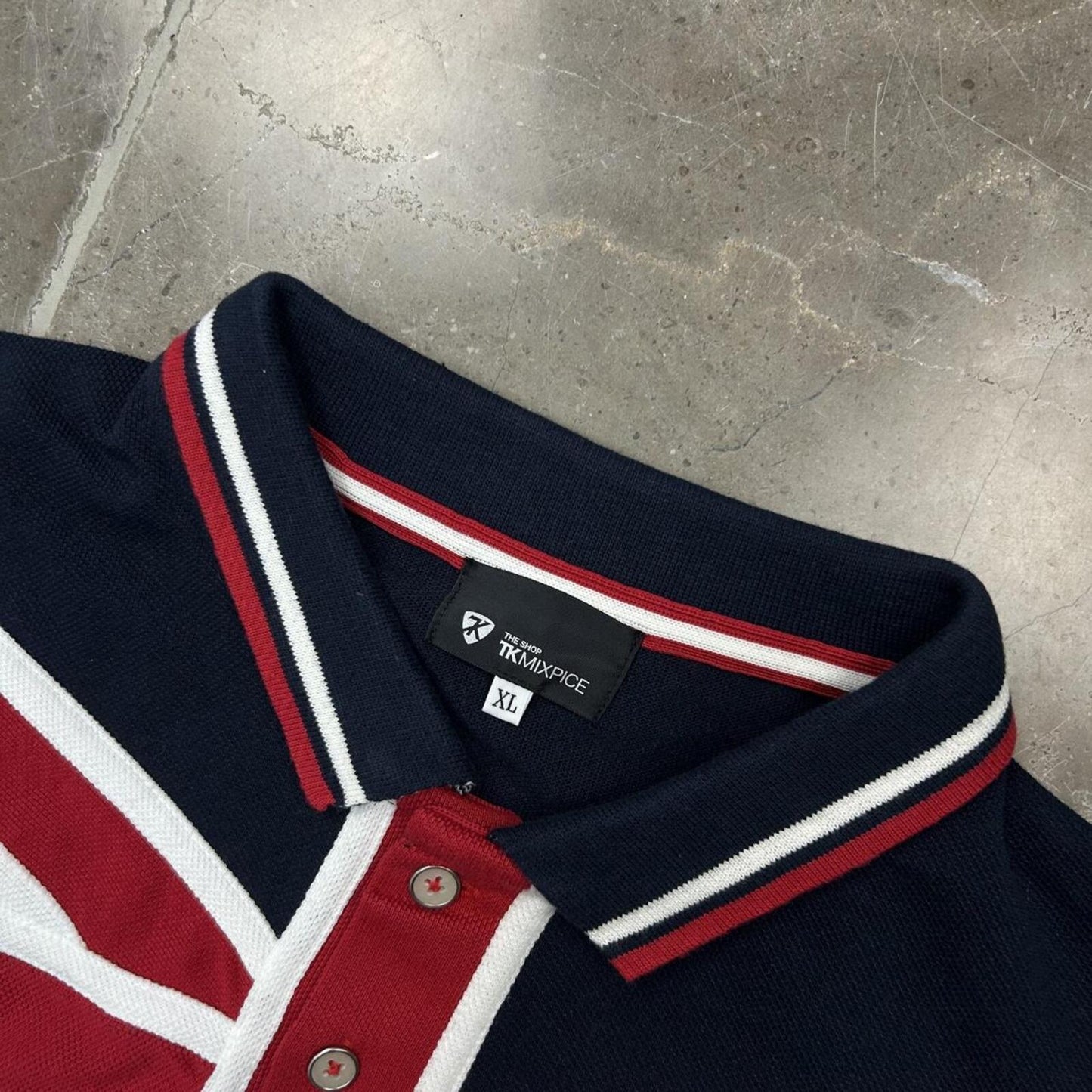 Vintage Takeo Kikuchi Union Jack Polo Shirt L