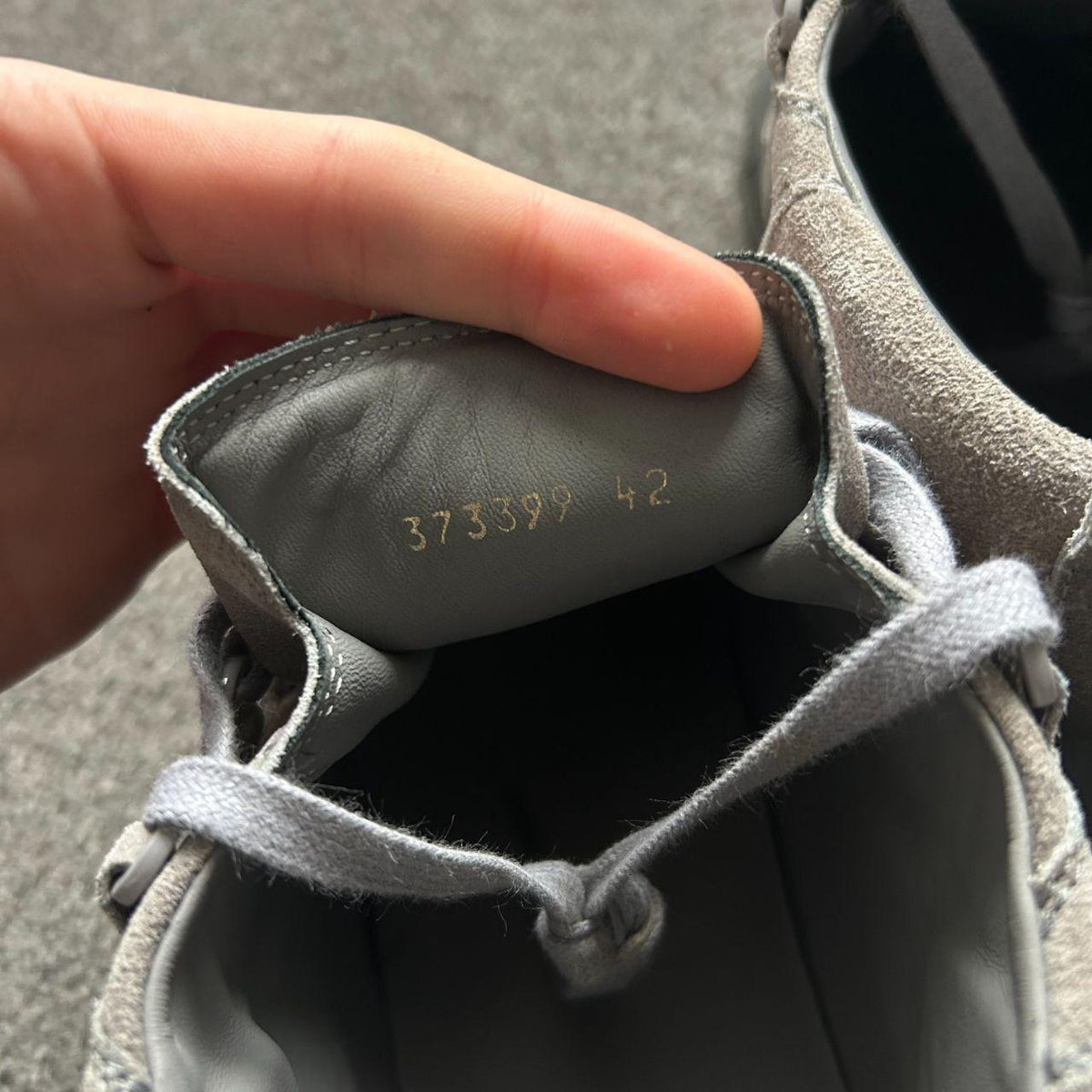 Balenciaga Arena Grey Gradient Hi Top Trainers UK 9