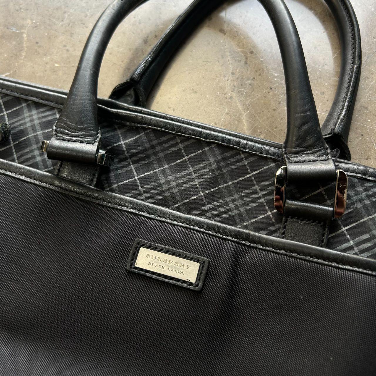 Burberry Black Label Briefcase Nova Check Business Bag
