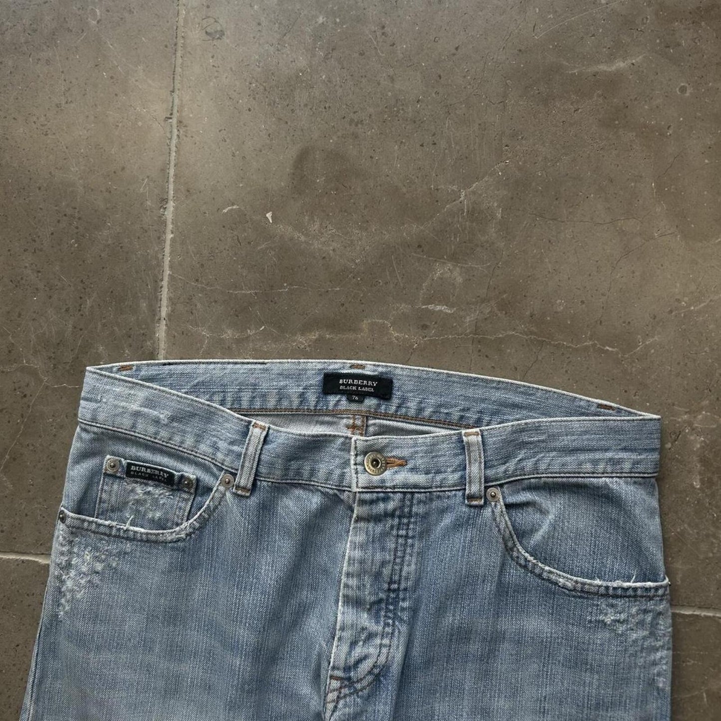 Vintage Burberry Black Label Relaxed Straight Jeans W30 L31