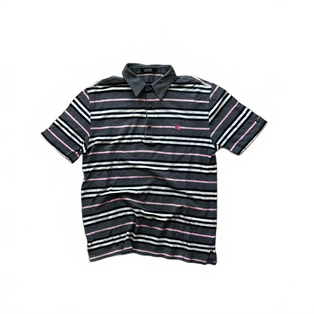 Burberry Black Label Striped Polo Shirt S