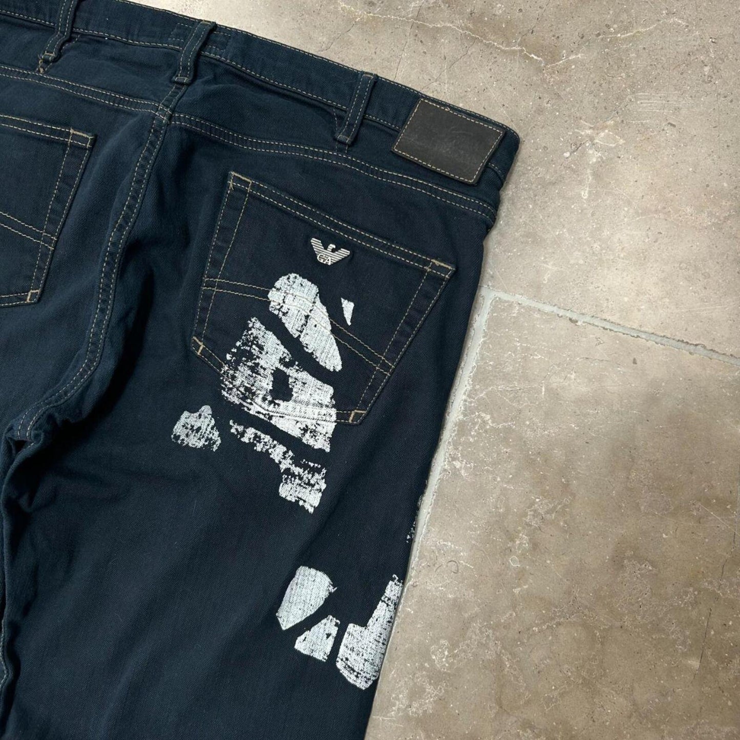 Vintage Armani Jeans Relaxed Straight Jeans W38 L29