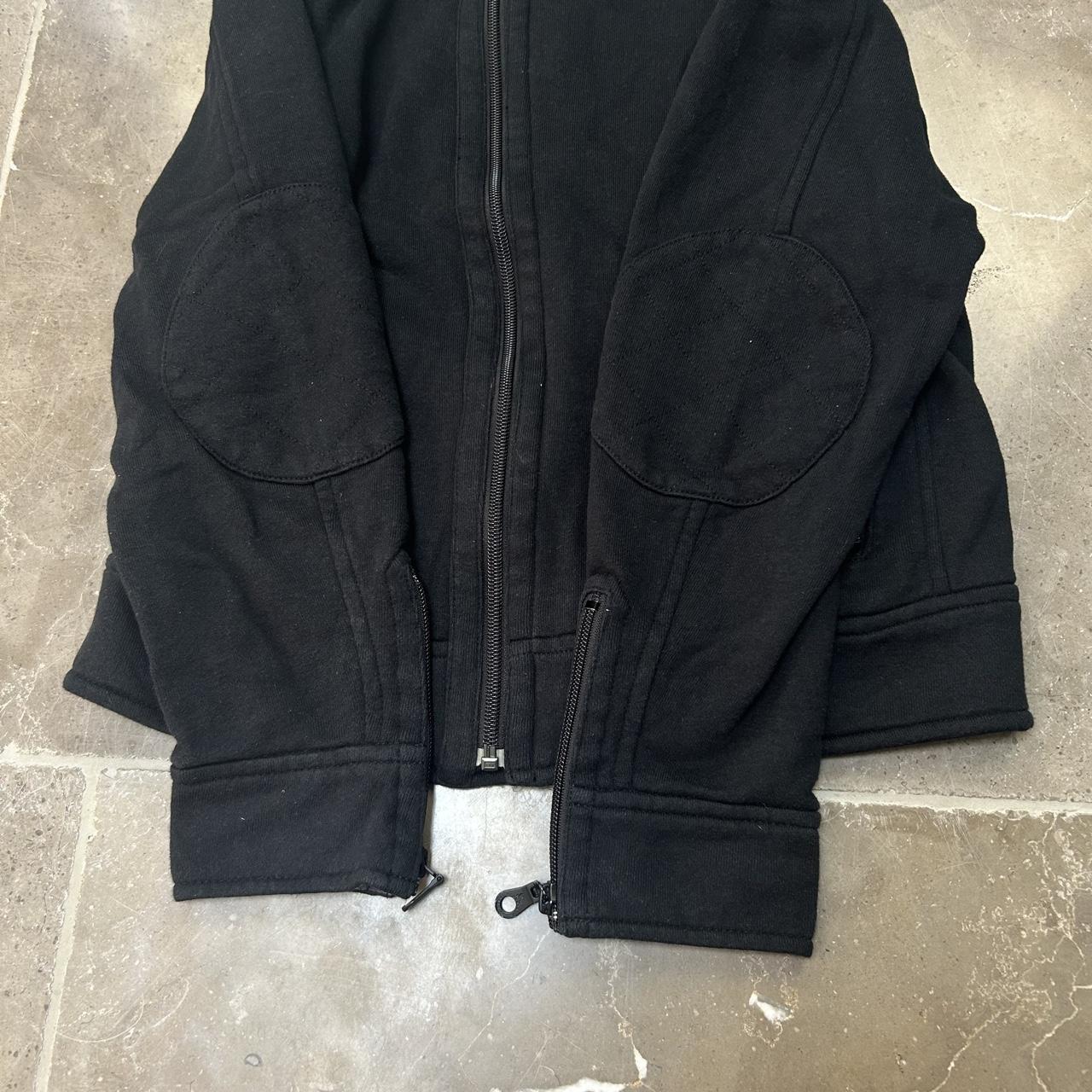 Burberry Blue Label Biker Asymmetrical Zip Jacket Black M