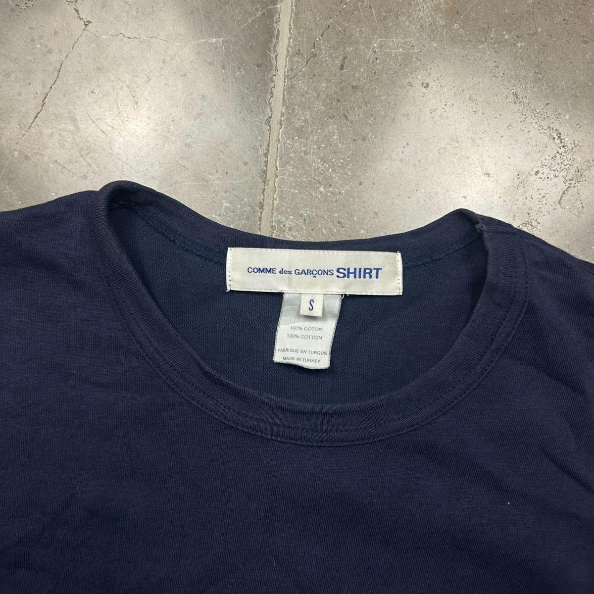 Comme Des Garcons SHIRT Two Tone T-Shirt S