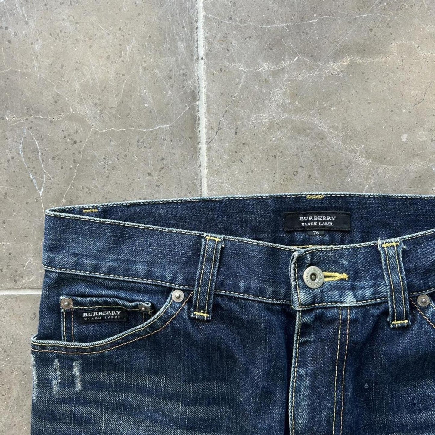 Vintage Burberry Black Label Relaxed Straight Jeans W30 L30