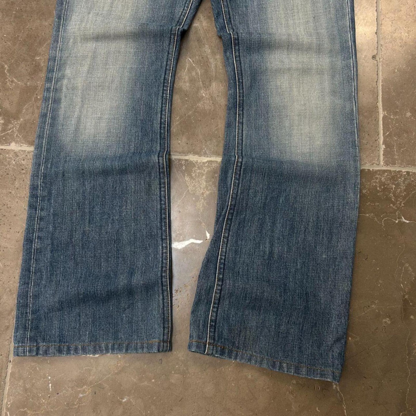 Vintage Burberry Black Label Relaxed Bootcut Jeans W30 L29