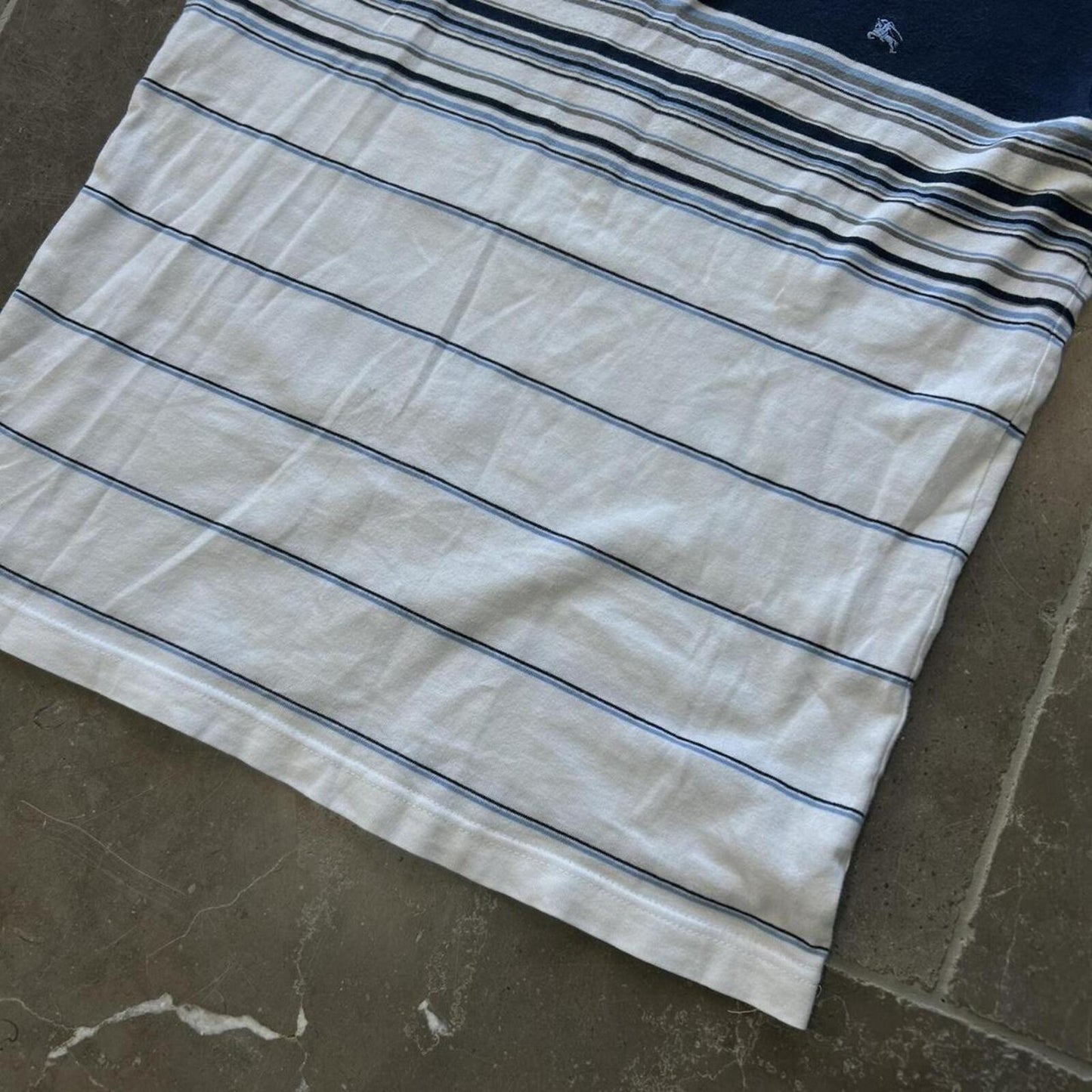 Burberry Black Label Striped Polo Shirt S