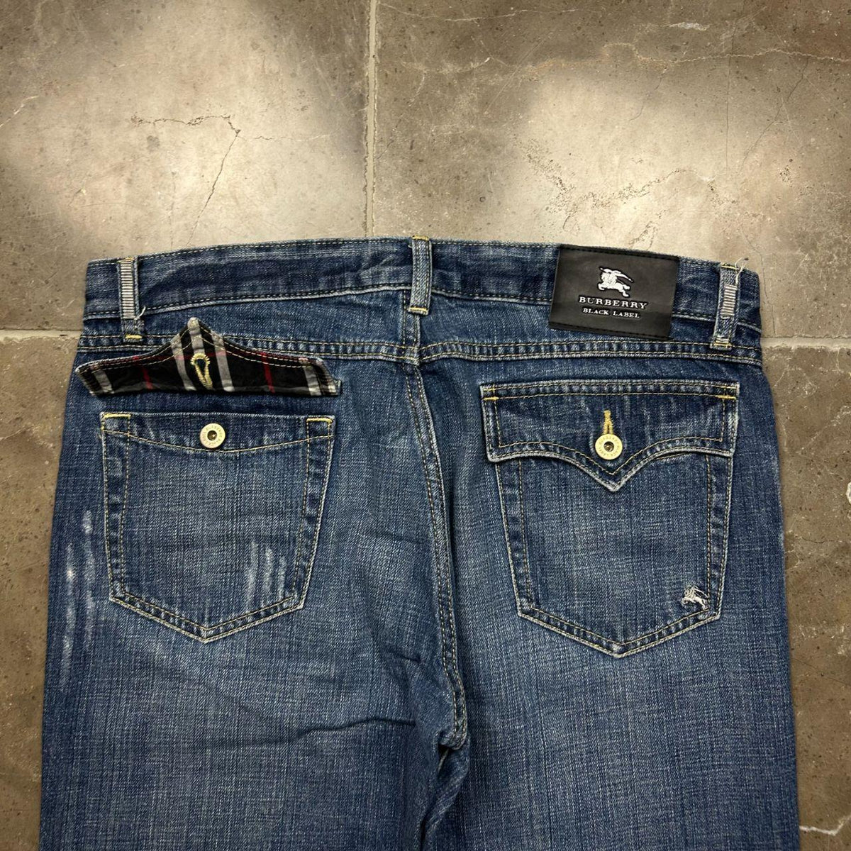 Vintage Burberry Black Label Relaxed Straight Jeans W32 L32