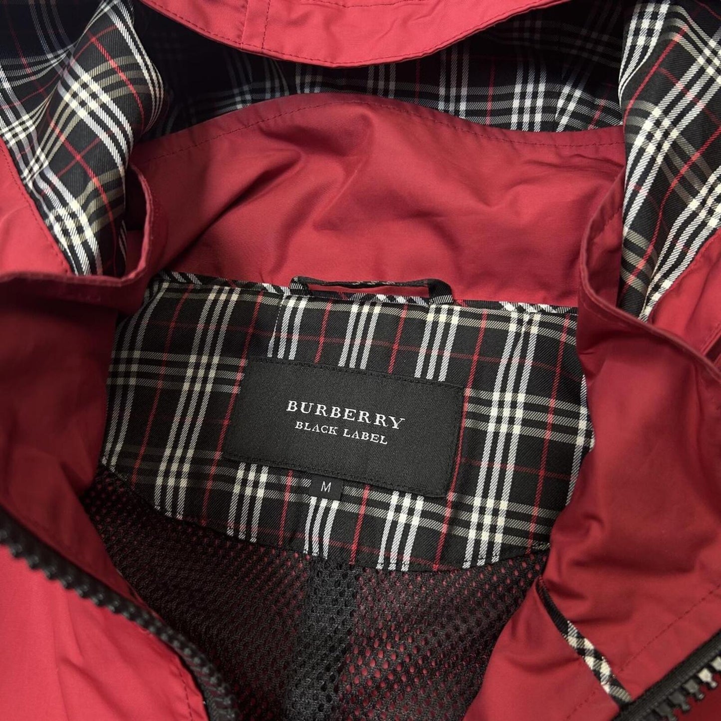 Burberry Black Label Nova Check Windbreaker Jacket S