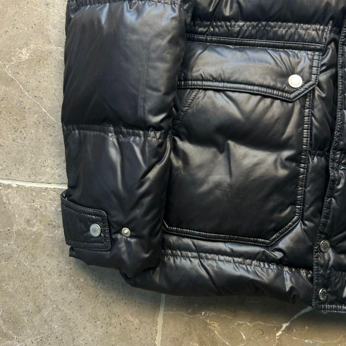 Vintage Japanese Fur Hood Puffer Jacket L