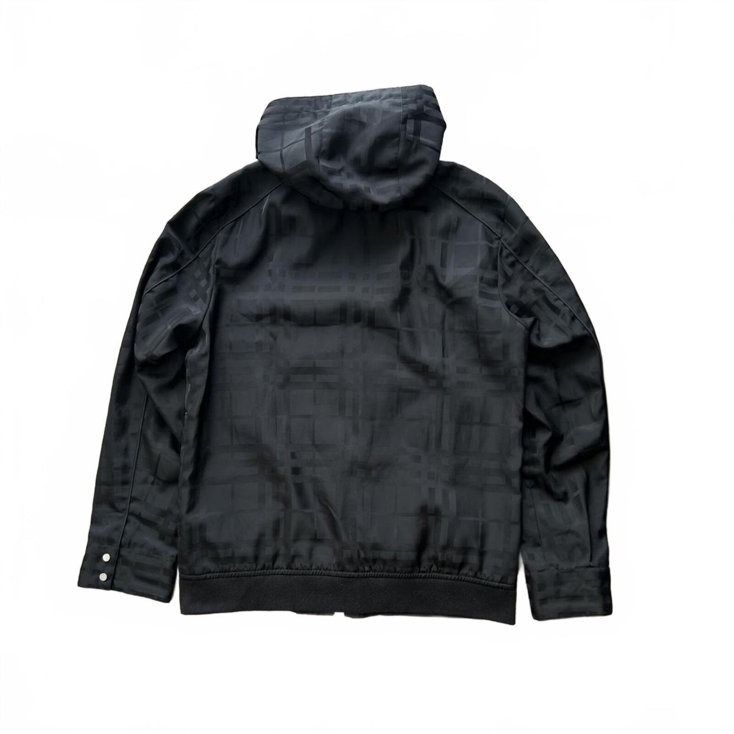 Burberry Black Label Shadow Check Lightweight Windbreaker Jacket M