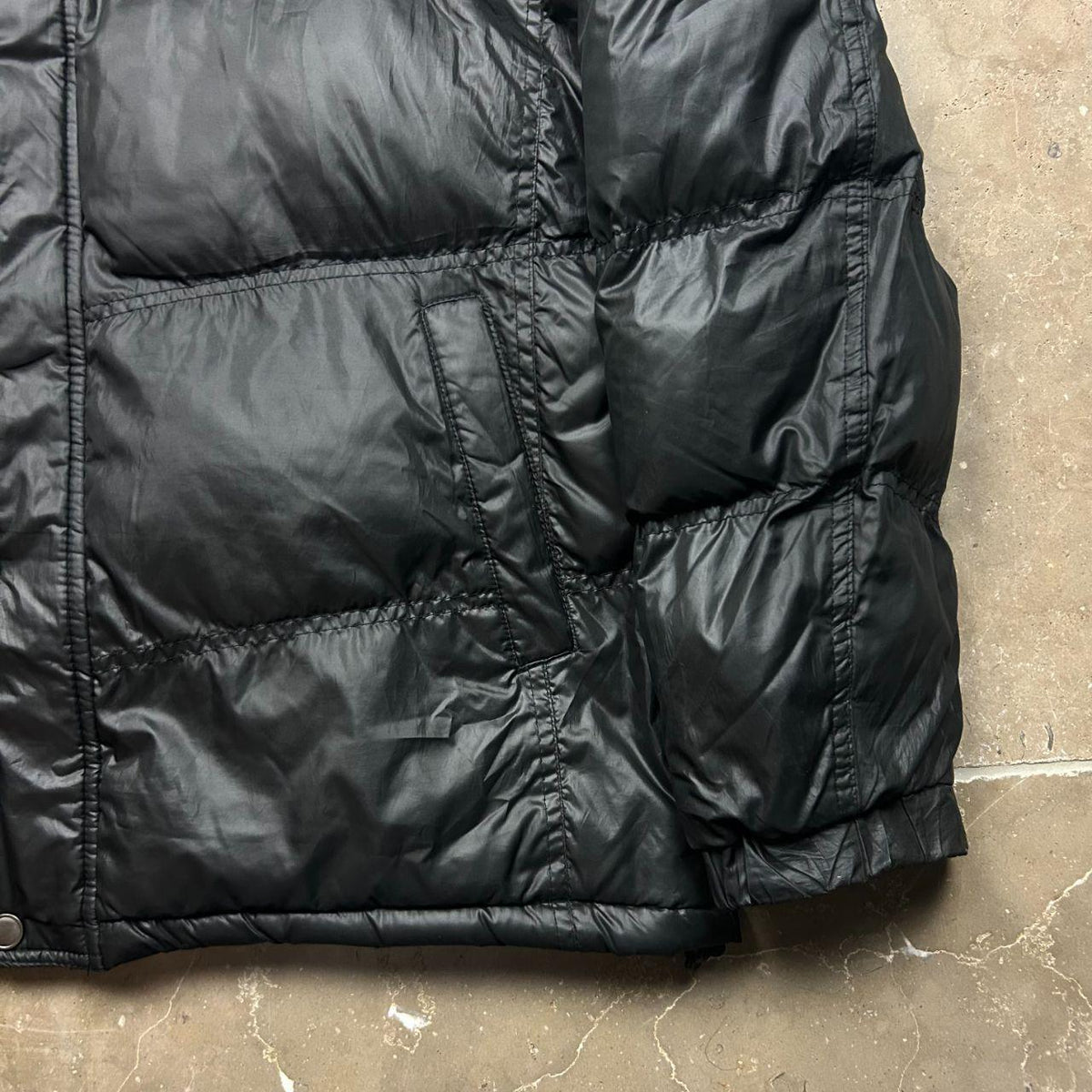 Vintage Japanese Fur Hood Puffer Jacket L