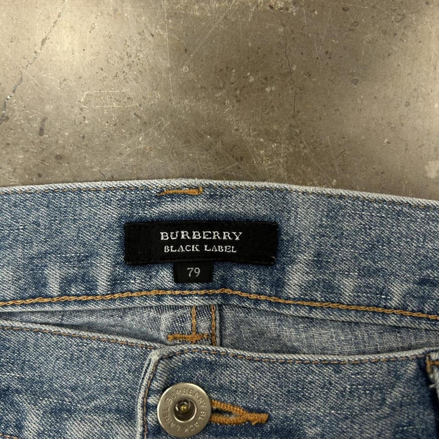 Vintage Burberry Black Label Relaxed Straight Jeans W32 L29