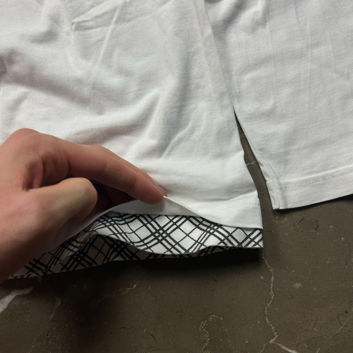 Burberry Blue Label Nova Check Henley T Shirt M