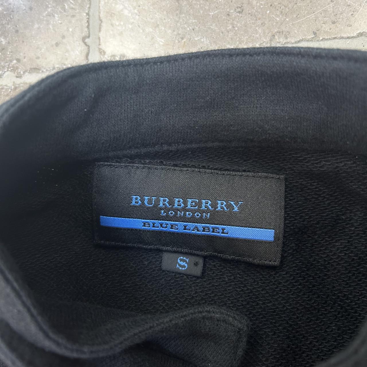 Burberry Blue Label Biker Asymmetrical Zip Jacket Black M