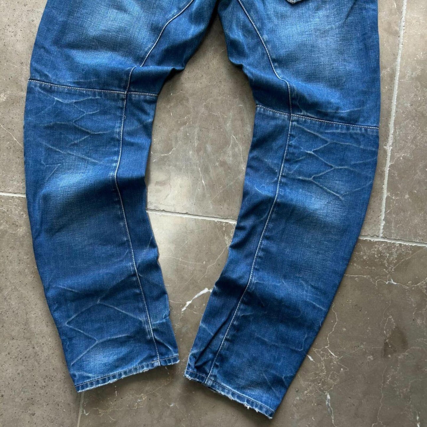 Vintage Armani Jeans 3D Tapered J28 Biker Jeans W34 L32
