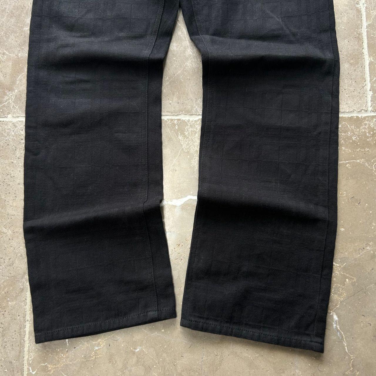 Vintage Burberry Black Label Shadow Check Jeans W30 L28