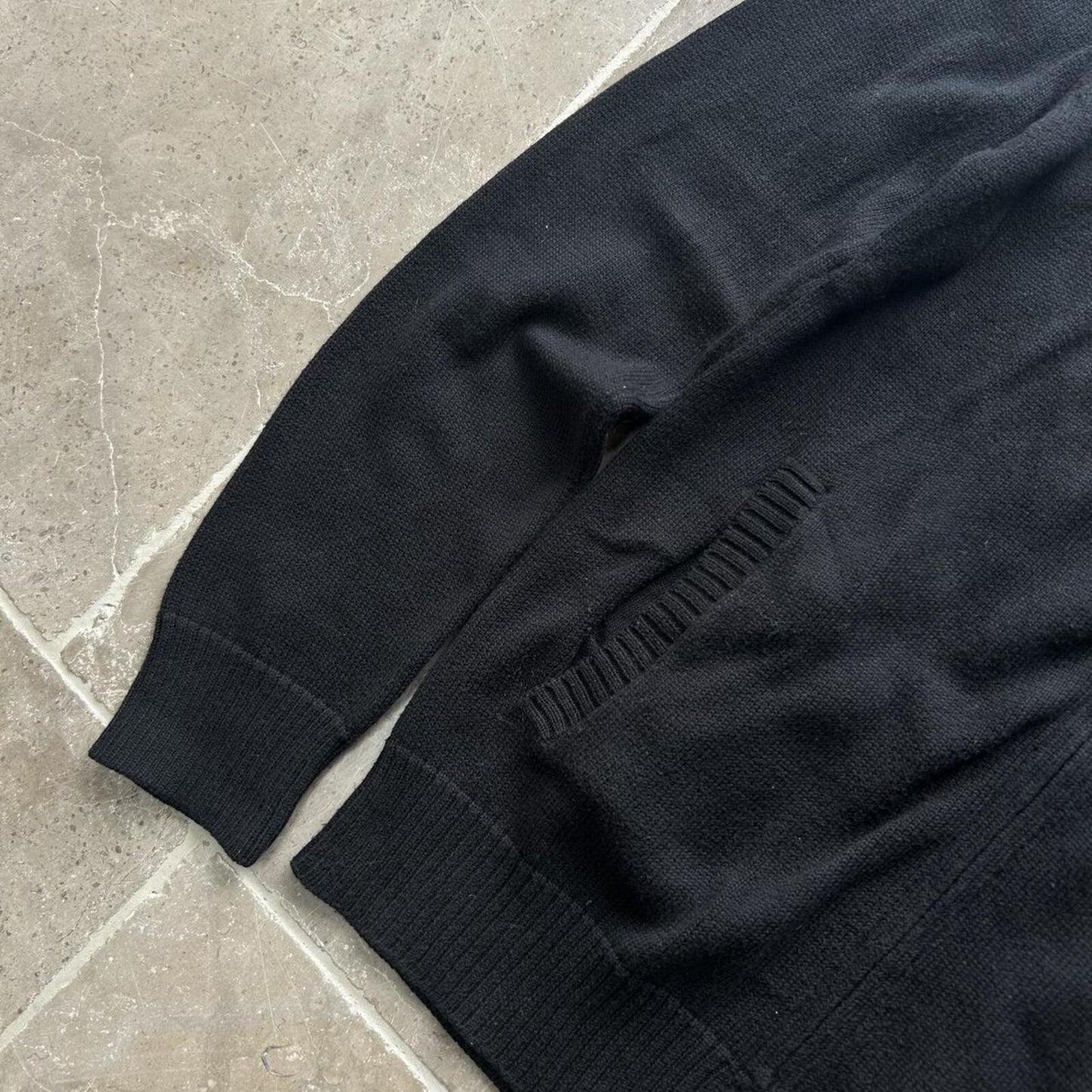 Burberry Black Label Nova Check Knit Zip Up Jumper M