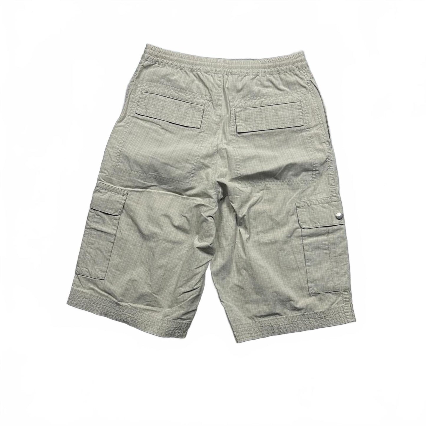 Vintage Burberry Black Nylon Cargo Shorts W30 L12