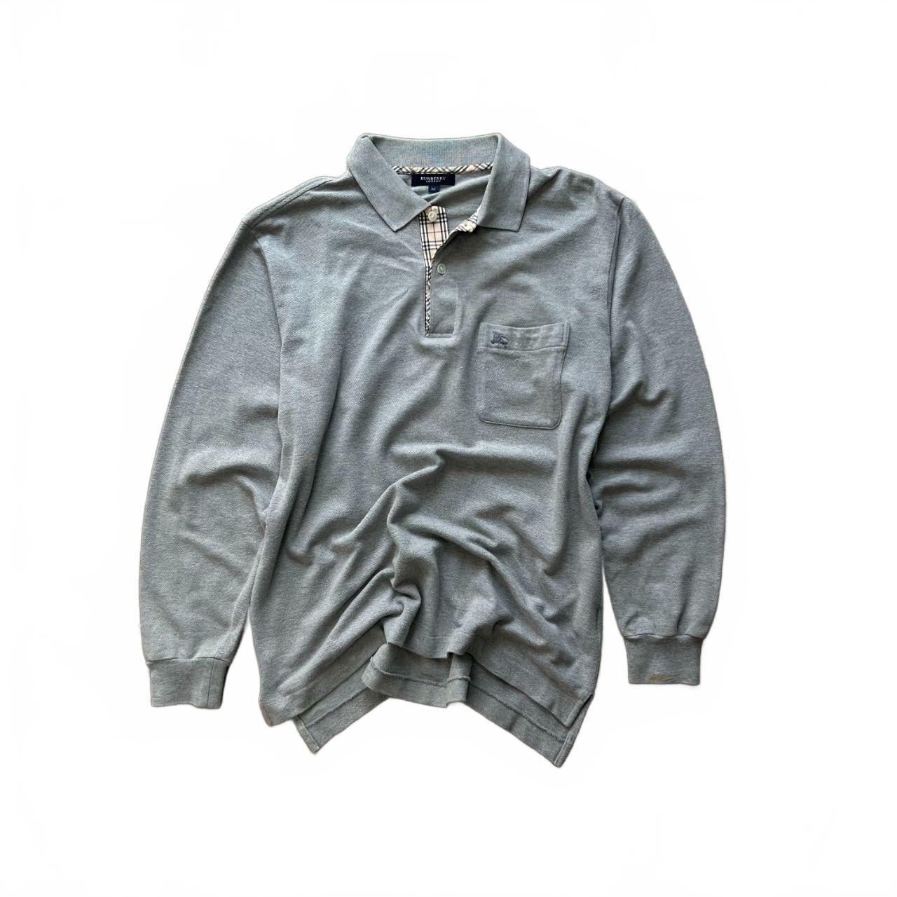 Burberry London Long Sleeve Polo Shirt M