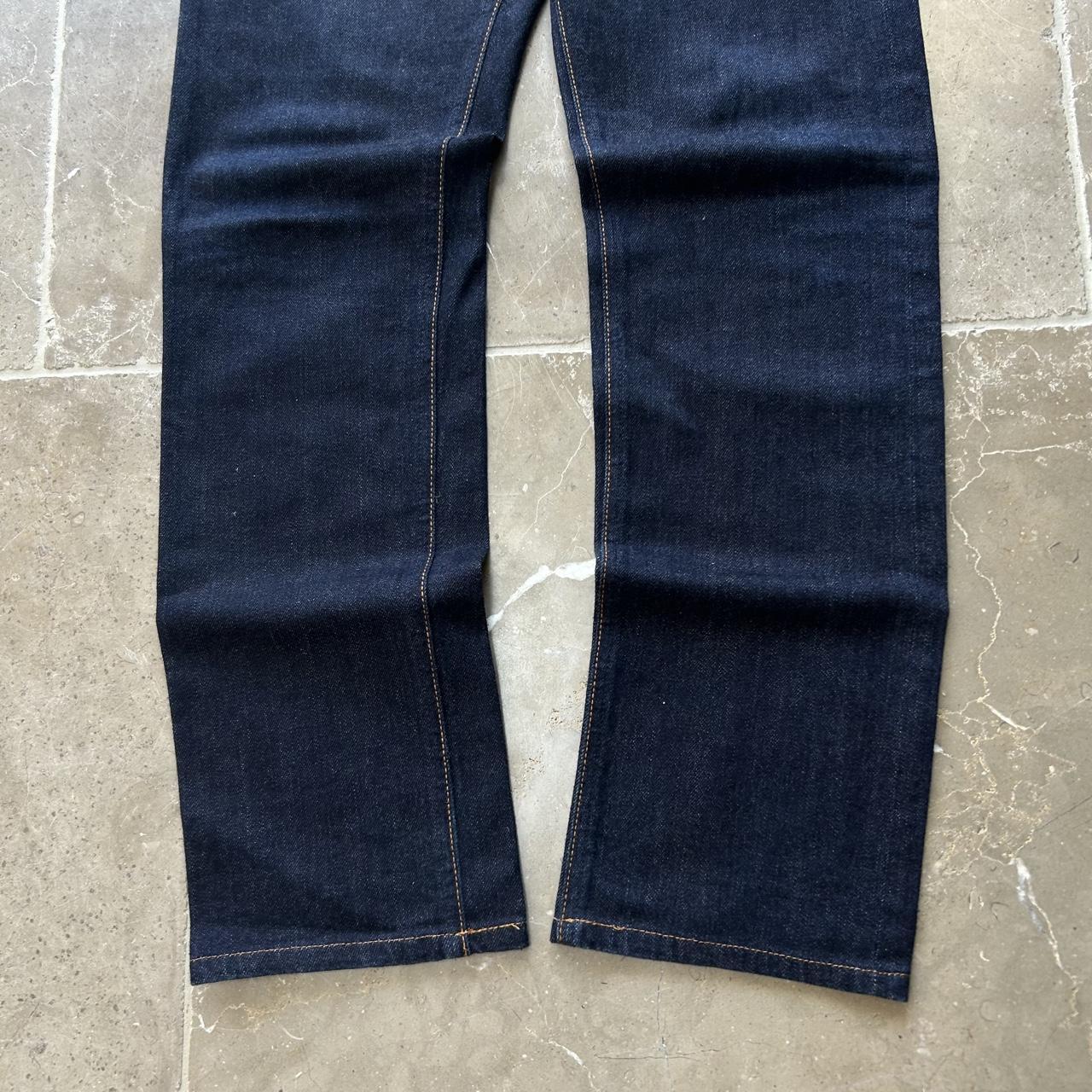 Vintage Burberry Black Label Slim Straight Selvage Denim Jeans W30 L30