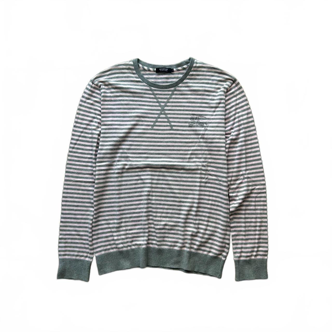 Burberry Black Label Striped Long Sleeve T Shirt M