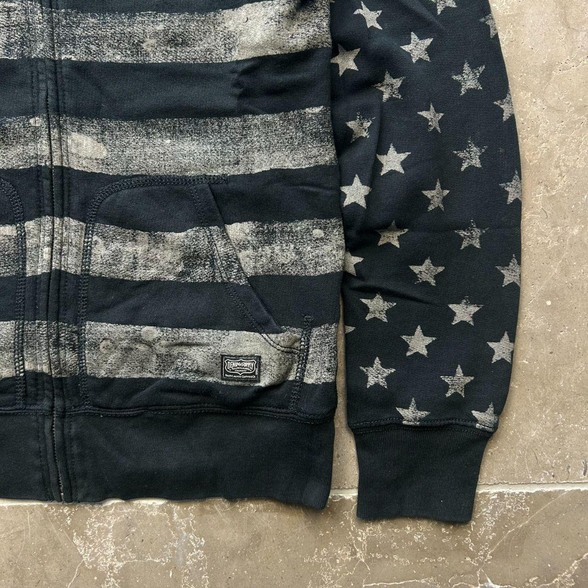 Ralph Lauren Denim and Supply USA Zip Up Hoodie XS