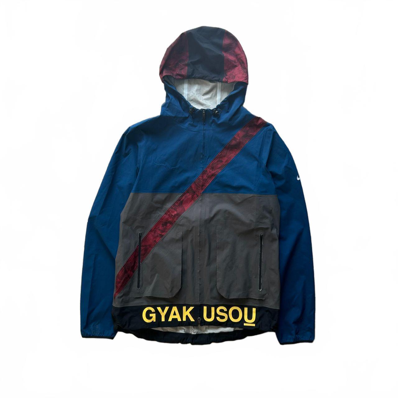 Nike x Undercover Gyakusou Blue Reflective 3M Hooded Windbreaker Jacket